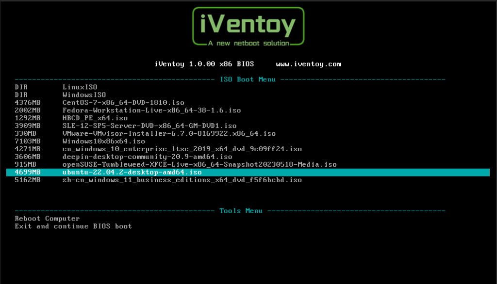 增强版PXE服务器 | iVentoy v1.0.39 中文绿色版 增强版PXE服务器 | iVentoy v1.0.39 中文绿色版