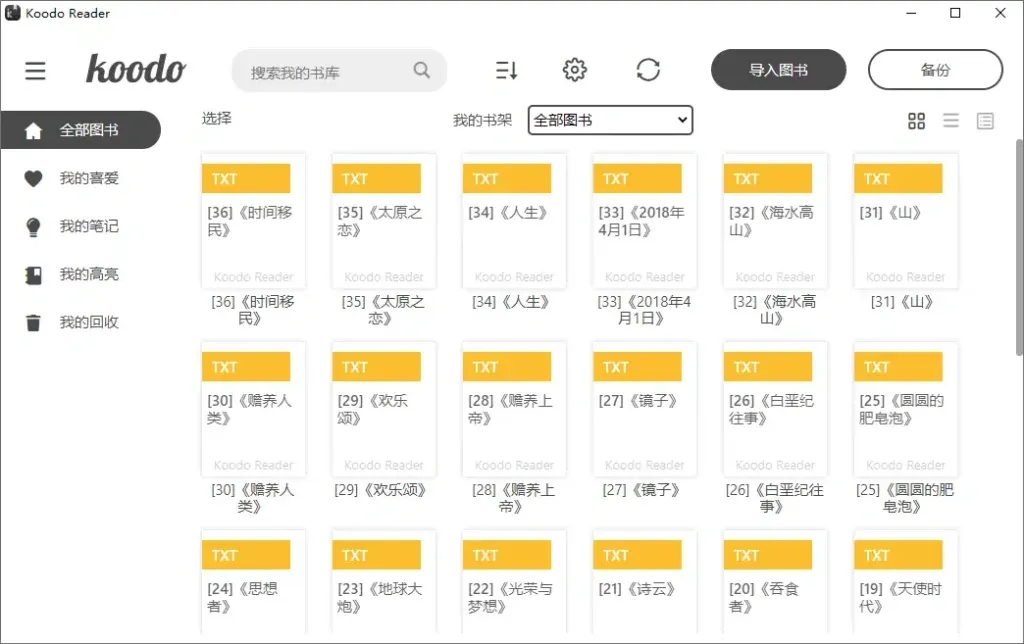 开源电子书阅读器 | Koodo Reader v2.4.5 中文绿色版