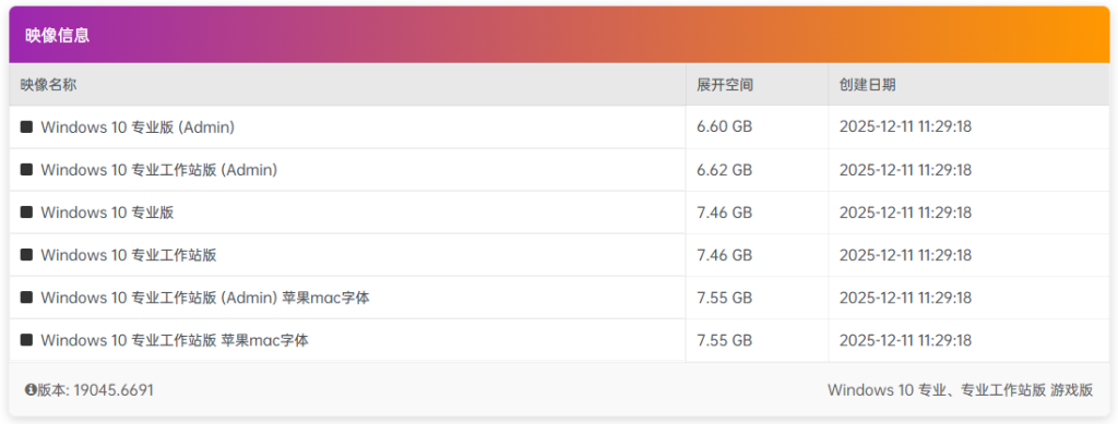 【不忘初心游戏版】[太阳谷] Windows10 22H2（19045.7727） X64 无更新[精简版][3.19G](2026.9.16)